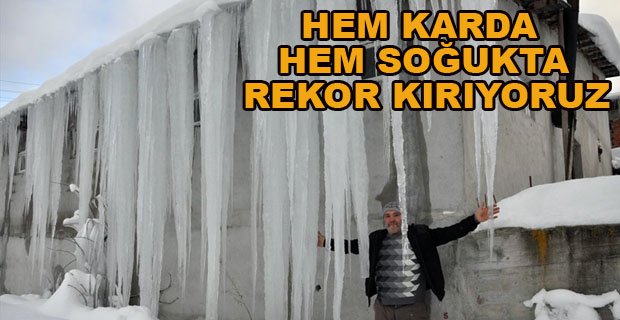 GECE BUZ KESTİK EN SOĞUK İL OLDUK