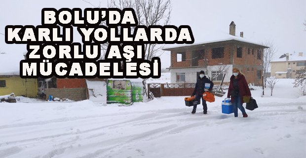 KARLI YOLLARDA AŞI MÜCADELESİ