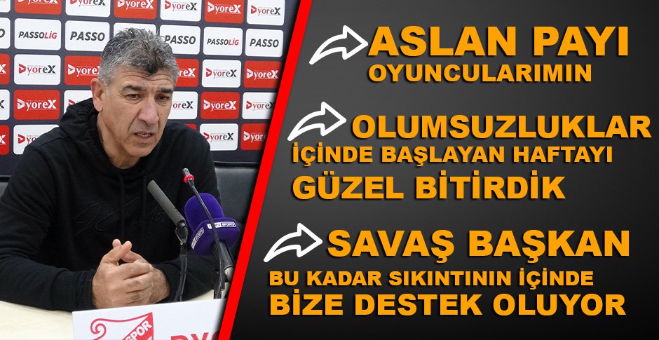 KÖTÜ BAŞLAYAN HAFTAYI GÜZEL BİTİRDİK