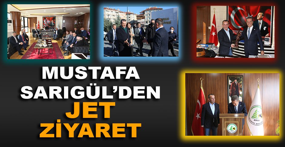 MUSTAFA SARIGÜL'DEN, TANJU ÖZCAN'A JET ZİYARET