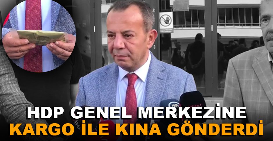 TANJU ÖZCAN HDP’YE KARGOYLA KINA GÖNDERDİ