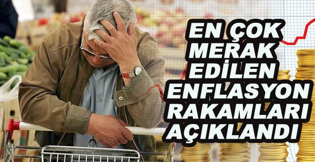 TÜİK ENFLASYON VERİLERİNİ AÇIKLADI