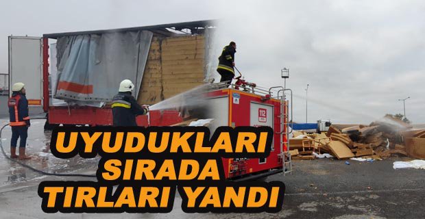 UYUDUKLARI SIRADA TIRLARI YANDI