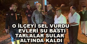 GÖYNÜK'Ü SEL VURDU