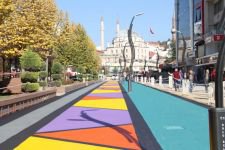 İZZET BAYSAL CADDESİNE RENK GELDİ