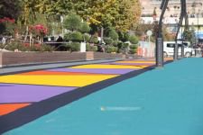 İZZET BAYSAL CADDESİNE RENK GELDİ