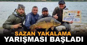 TÜRKİYE 2022 SPORTİF SAZAN BALIĞI YAKALAMA YARIŞMASI BAŞLADI