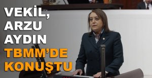 VEKİL ARZU AYDIN TBMM'DE KONUŞTU 