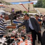 YENİ KAYMAKAM HALK PAZARINI ZİYARET ETTİ