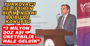  YERLİ AŞI TURKOVAC'I GELİŞTİREN BİLİM İNSANI BOLU'DA ÖĞRENCİLERLE BULUŞTU
