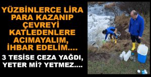 3 TESİSE CEZA YAĞDI....