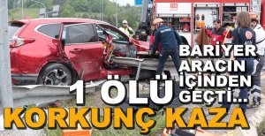 ABANT KAVŞAĞINDA KORKUNÇ KAZA.... 
