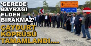 ARZU AYDIN'DAN ÇAYDURT HALKINA MÜJDE... AYDIN GEREDE'DE MORAL BULDU...