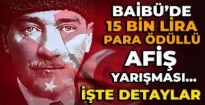 BAİBÜ'DE 15 BİN LİRA PARA ÖDÜLLÜ AFİŞ YARIŞMASI…