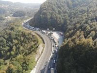 BOLU DAĞI 1990'LARA DÖNDÜ... TRAFİK FELÇ...