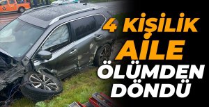 BOLU'DA 4 KİŞİLİK AİLE ÖLÜMDEN DÖNDÜ