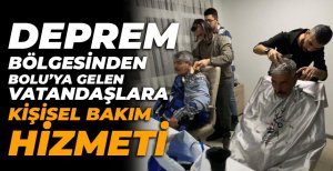 BOLU'DA AFETZEDELERE KİŞİSEL BAKIM HİZMETİ