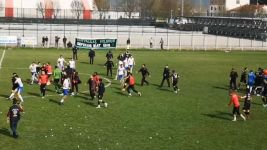 BOLU’DA AMATÖR KÜME PLAY-OFF MAÇINDA ORTALIK KARIŞTI