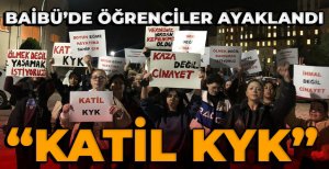 BOLU'DA ÖĞRENCİLER AYAKLANDI… “KATİL KYK”