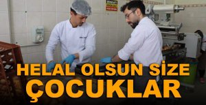 BOLU'DA ÖĞRENCİLER DEPREM BÖLGESİ İÇİN EKMEK ÜRETİYOR
