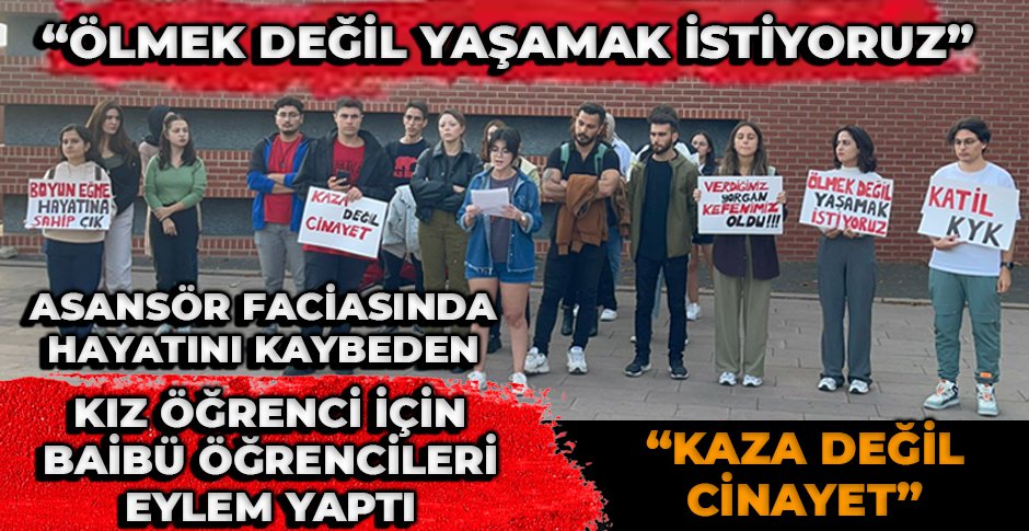 BAİBÜ ÖĞRENCİLERİ SESSİZ KALMADI 