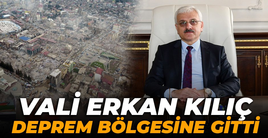 BOLU VALİSİ ERKAN KILIÇ DEPREM BÖLGESİNDE