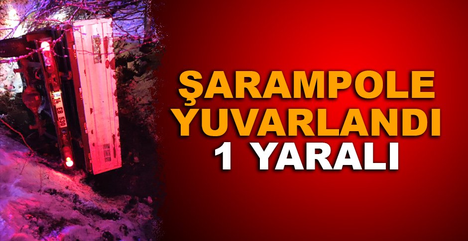 BOLU'DA GECE SAATLERİNDE KAZA...