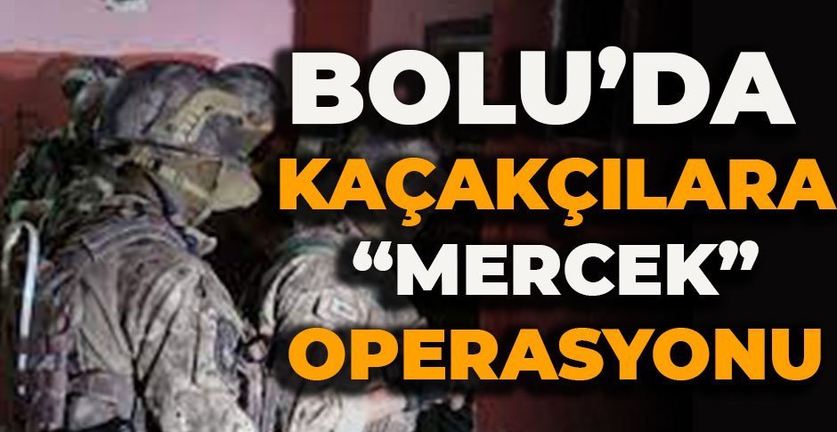 BOLU'DA KAÇAKÇILARA 