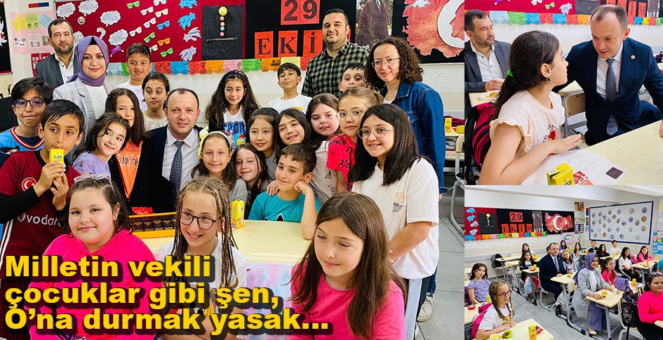 İSMAİL AKGÜL ÇOCUKLARLA ÇOCUK OLDU...
