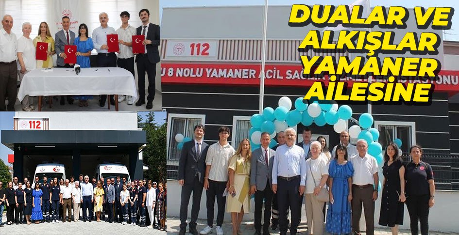 FATİH YAMANER TARAFINDAN YAPTIRILAN SAĞLIK MERKEZİ HİZMETE AÇILDI
