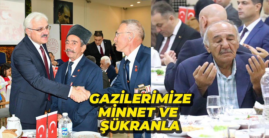 GAZİLERİMİZE MİNNETLE....