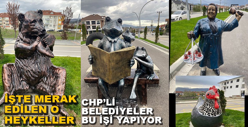 HEYKELLER YERİNE KONMAYA BAŞLADI