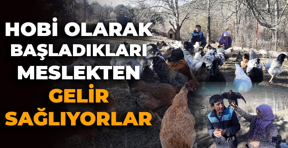 HOBİ OLARAK BAŞLADIKLARI MESLEKTEN GELİR SAĞLIYORLAR