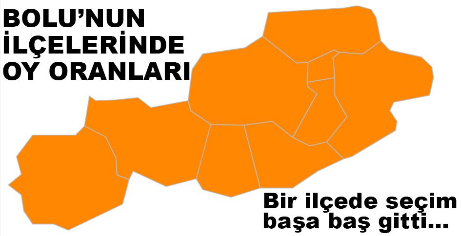 İLÇELERDE DURUM DEĞİŞMEDİ...