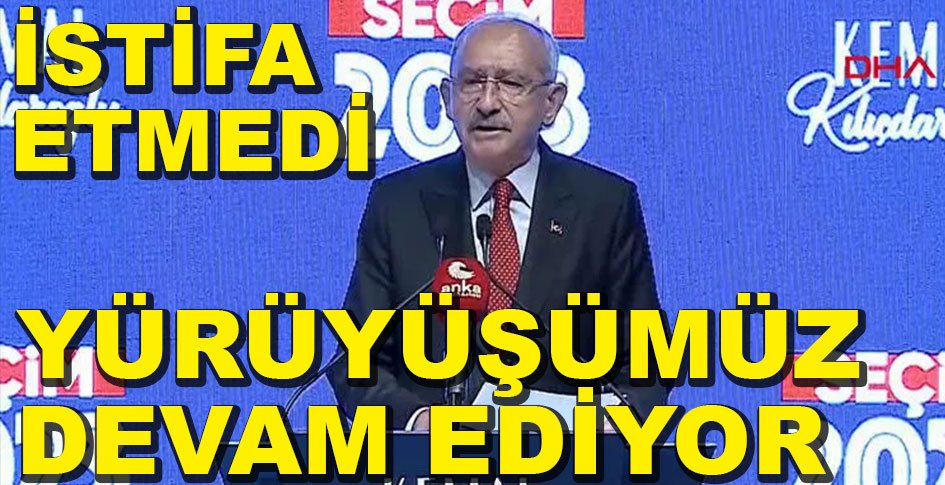 KILIÇDAROĞLU İLK AÇIKLAMASINI YAPTI