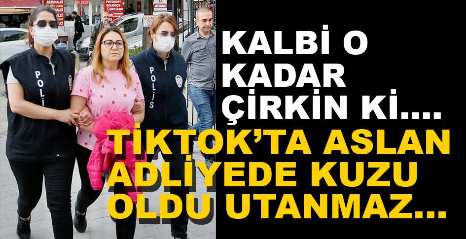 'TİKTOK' FENOMENİ GÖZALTINA ALINDI...