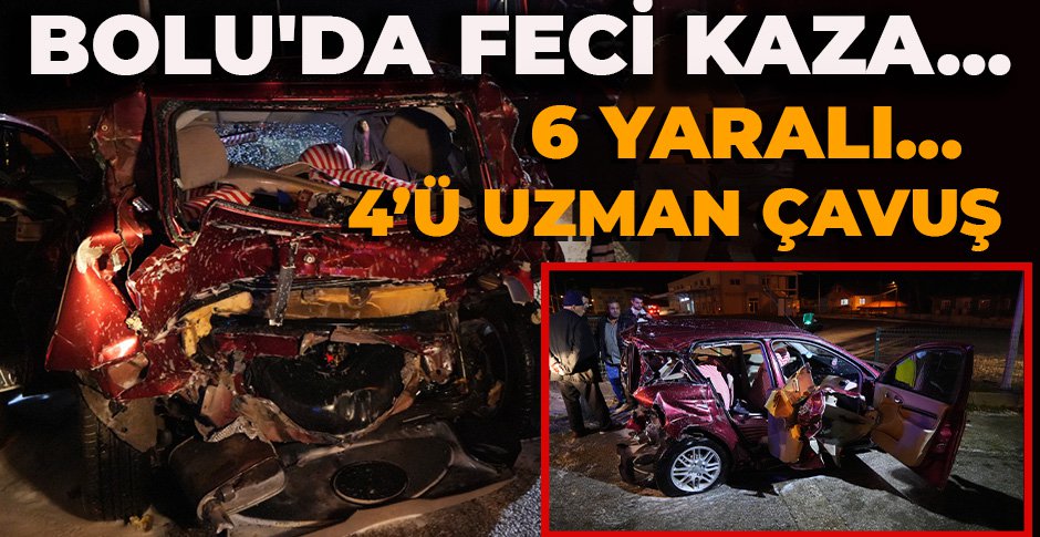 TRAFİK IŞIKLARINDA FECİ KAZA... 3’Ü AĞIR 6 YARALI