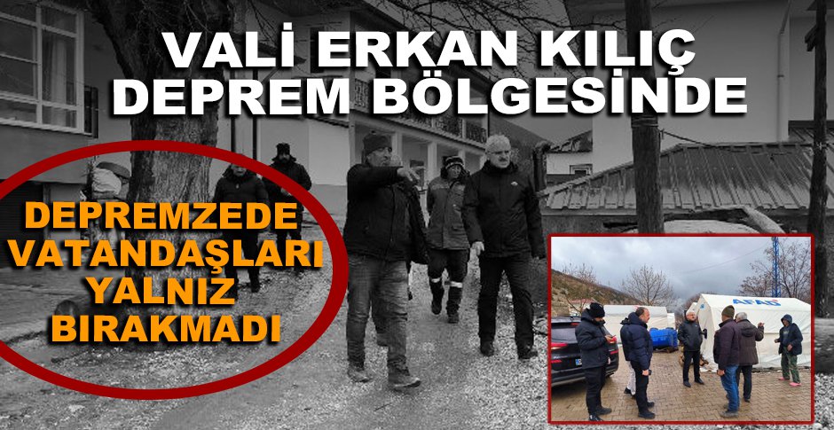 VALİ KILIÇ GECE GÜNDÜZ ÇALIŞIYOR