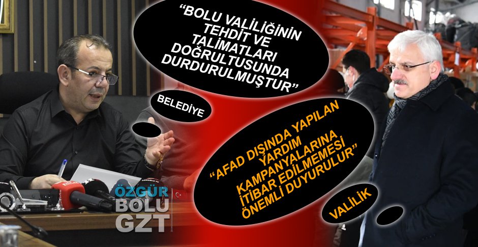 VALİLİK VE BELEDİYE KARŞI KARŞIYA...