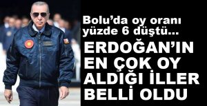 ERDOĞAN'I EN ÇOK DESTEKLEYEN İLLER BELLİ OLDU