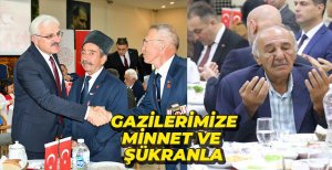 GAZİLERİMİZE MİNNETLE....