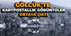 GÖLCÜK'TE KARTPOSTALLIK GÖRÜNTÜLER ORTAYA ÇIKTI 