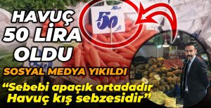 HAVUÇ NEDEN 50 LİRA? SEBEBİ BU HABERDE....