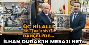 İLHAN DURAK'TAN ÜÇ HİLALLİ BELEDİYE HEDİYESİ… MESAJ NET…