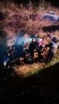 KAMYONET BÜYÜKSU DERESİNE UÇTU, 1 ÖLÜ 3 YARALI