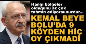 KILIÇDAROĞLU'NA 9 KÖYDEN OY ÇIKMADI...