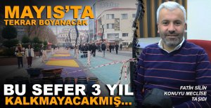 MAYIS'TA TEKRAR BOYANACAK