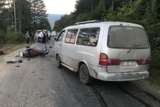 MOTOSİKLET SÜRÜCÜSÜNÜN FECİ ÖLÜMÜ