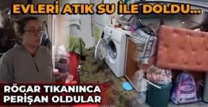 MUDURNU'DA RÖGAR TIKANDI, VATANDAŞIN EVİ ATIK SUYLA DOLDU