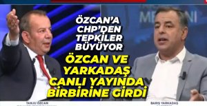 TANJU ÖZCAN VE BARIŞ YARKADAŞ BİRBİRİNE GİRDİ